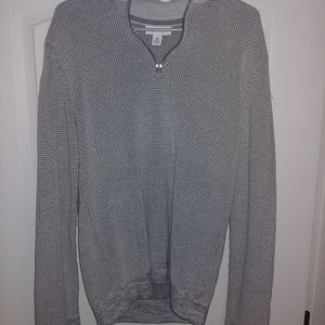 Grey Calvin Klein quarter zip